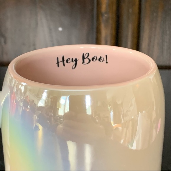 Hey Boo! Iridescent Ghost Figural Halloween Mug - Picture 8 of 11